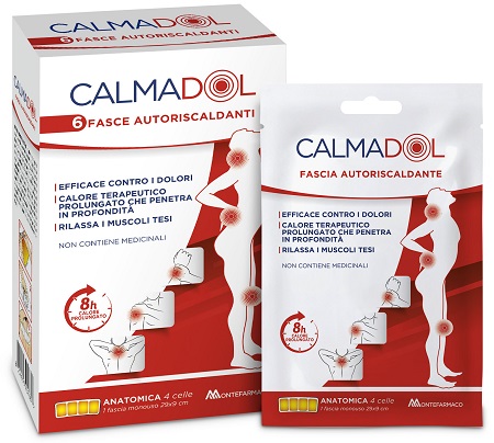 CALMADOL FASCIA RISCALDANTE PACK 6 PEZZI - Magnumfarma.it