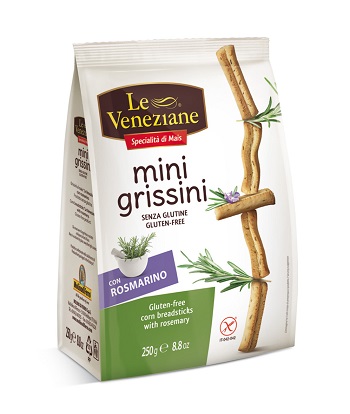 LE VENEZIANE MINI GRISSINI ROSMARINO 250 G - Magnumfarma.it