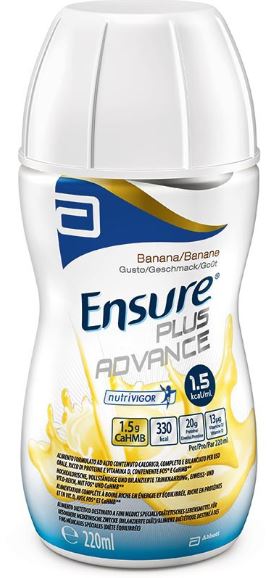 ENSURE PLUS ADVANCE BANANA 4 BOTTIGLIE DA 220 ML - Magnumfarma.it