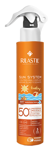 RILASTIL SUN SYSTEM BABY PPT SPF 50+ EMULSIONE SPRAY 200 ML - Magnumfarma.it
