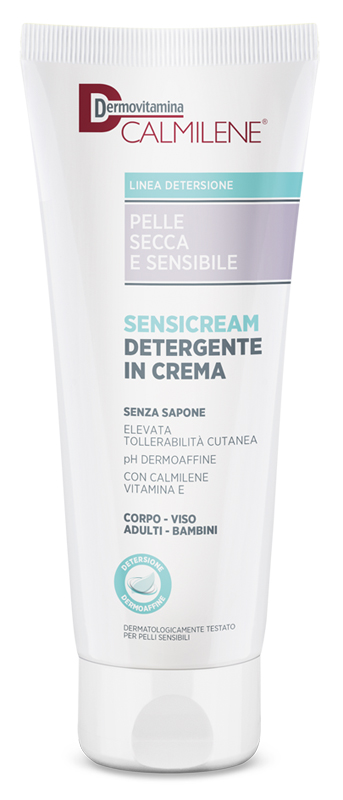 DERMOVITAMINA CALMILENE SENSICREAM DETERGENTE IN CREMA SENZA SAPONE PER PELLE SECCA E SENSIBILE 250 ML - Magnumfarma.it