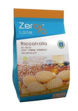 BISCOTTI ZERO% LATTE RICCAFROLLA DI FARRO CON MIELE 250 G - Magnumfarma.it