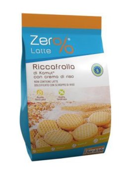 BISCOTTI ZERO% LATTE RICCAFROLLA DI GRANO KHORASAN KAMUT CON CREMA DI RISO 250 G - Magnumfarma.it