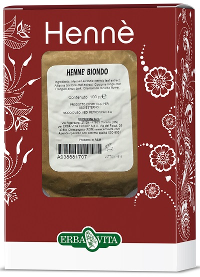 HENNE COLORANTE CAPELLI BIONDO 100 G - Magnumfarma.it