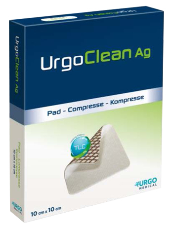 MEDICAZIONE TNT ASSORBENTE GELIFICANTE URGOCLEAN AG/SILVER 10X10CM 5 PEZZI - Magnumfarma.it