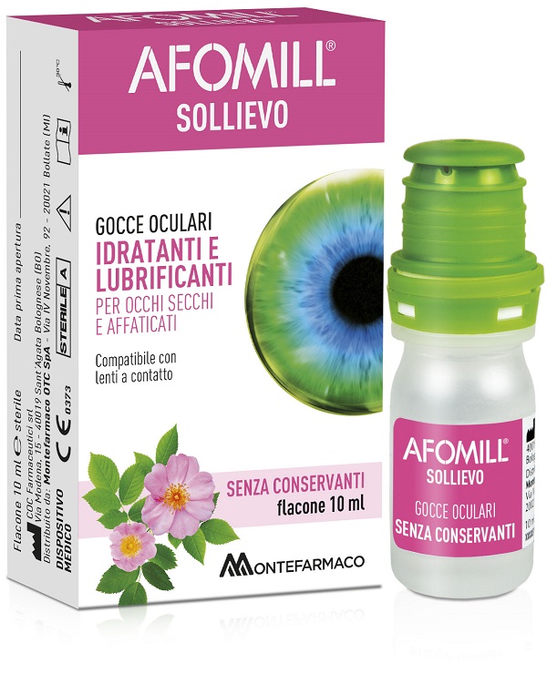 AFOMILL SOLLIEVO GOCCE OCULARI SOLLIEVO OCCHI 10 ML - Magnumfarma.it