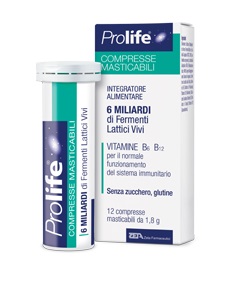 PROLIFE COMPRESSE MASTICABILI INTEGRATORE ALIMENTARE IN TUBETTO CON ASTUCCIO - Magnumfarma.it