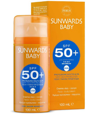 SUNWARDS BABY FACE E BODY CREAM SPF 50+ 100 ML - Magnumfarma.it