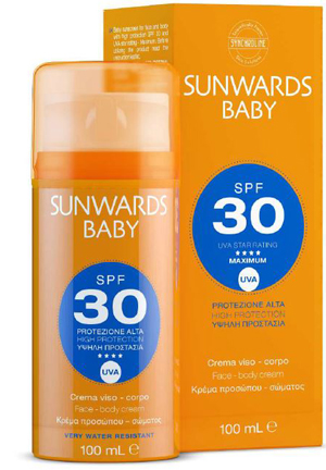 SUNWARDS BABY FACE E BODY CREAM SPF 30 100 ML - Magnumfarma.it
