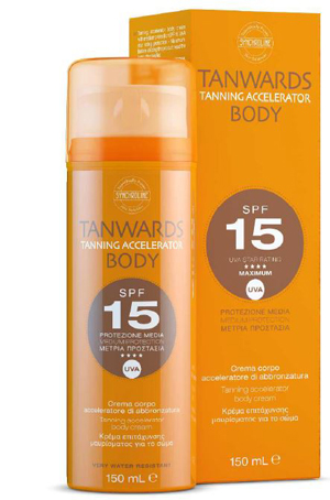 TANWARDS TANNING ACCELERATOR BODY CREAM SPF 15 150 ML - Magnumfarma.it