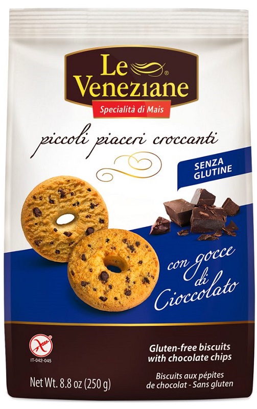 LE VENEZIANE BISCOTTI GOCCE DI CIOCCOLATO 250 G - Magnumfarma.it