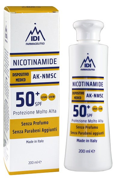 NICOTINAMIDE AK-NMSC 50+SPF PROTEZIONE MOLTO ALTA 200 ML - Magnumfarma.it