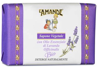 L'AMANDE MARSEILLE SAPONE VEGETALE LAVANDA OFFICINALIS BIO 20 G - Magnumfarma.it