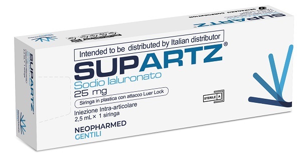 SIRINGA PRERIEMPITA INTRA-ARTICOLARE SUPARTZ ACIDO IALURONICO 25 MG 2,5 ML 1 PEZZO - Magnumfarma.it