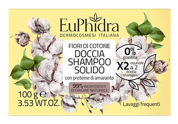 EUPHIDRA DOCCIA SHAMPOO SOLIDO FIORI DI COTONE 100 G - Magnumfarma.it