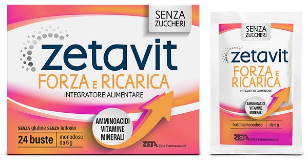ZETAVIT FORZA E RICARICA 24 BUSTINE 6 G - Magnumfarma.it