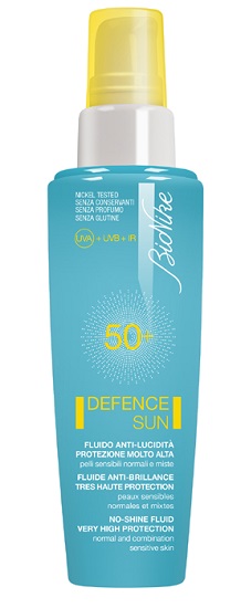 DEFENCE SUN 50+ FLUDIO ANTI LUCIDITA' PROTEZIONE MOLTO ALTA 50 ML - Magnumfarma.it
