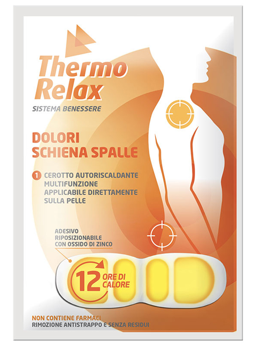 THERMORELAX CEROTTO AUTORISCALDANTE DOLORE SCHIENA/SPALLE 1 PEZZO - Magnumfarma.it