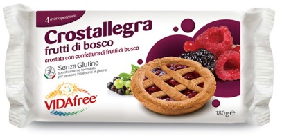 VIDAFREE CROSTALLEGRA FRUTTI DI BOSCO 180 G - Magnumfarma.it