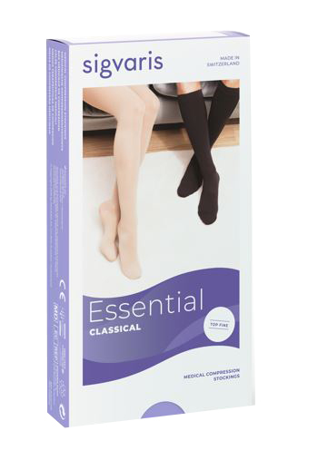 SIGVARIS TOP FINE 701 CCL1 TFQ MONOCOLLANT SINISTRO LUNGO CRISPA PUNTA APERTA L - Magnumfarma.it