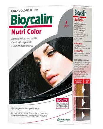 BIOSCALIN NUTRI COLOR 1 NERO SINCROB 124 ML - Magnumfarma.it