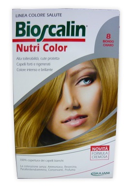 BIOSCALIN NUTRI COLOR 8 BIONDO CHIARO SINCROB 124 ML - Magnumfarma.it