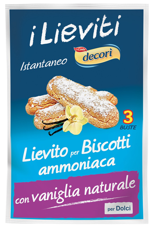 IPAFOOD LIEVITO PER BISCOTTI AMMONIACA SENZA GLUTINE 3 X 8 G - Magnumfarma.it