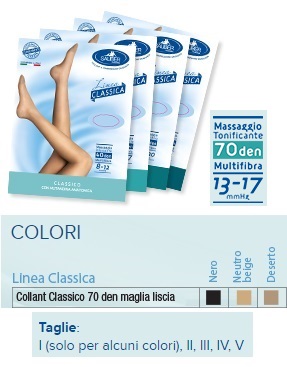 SAUBER COLLANT 70 DENARI MAGLIA LISCIA N BEIG 5 LINEA CLASSICA - Magnumfarma.it