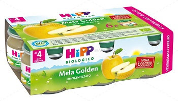 HIPP BIO OMOGENEIZZATO MELA GOLDEN 6X80 G - Magnumfarma.it