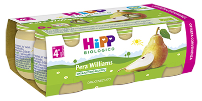 HIPP BIO OMOGENEIZZATO PERA WILLIAMS 6X80 G - Magnumfarma.it