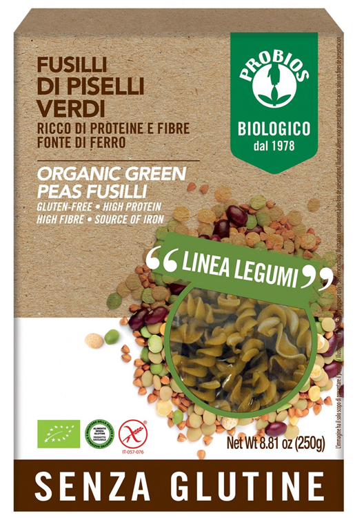 PROBIOS SPECIALITA' DI PISELLI VERDI FUSILLI 250 G - Magnumfarma.it
