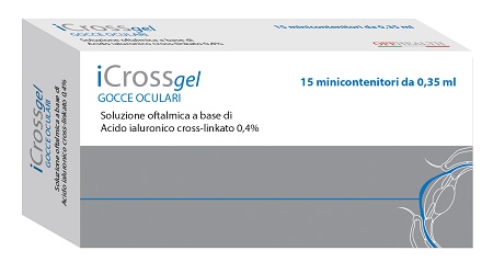 ICROSS GEL GOCCE OCULARI ACIDO IALURONICO CROSS-LINKATO 0,4% 15 MONODOSE DA 0,35 ML - Magnumfarma.it