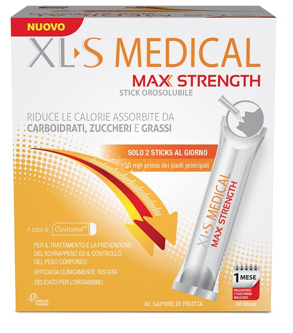 XLS MEDICAL MAX STRENGTH 60 STICK OROSOLUBILI - Magnumfarma.it