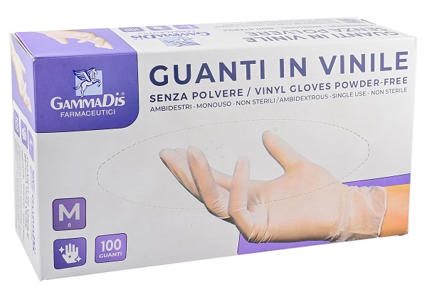 GUANTI VINILE SENZA POLVERE SMALL 100 PEZZI GAMMADIS - Magnumfarma.it