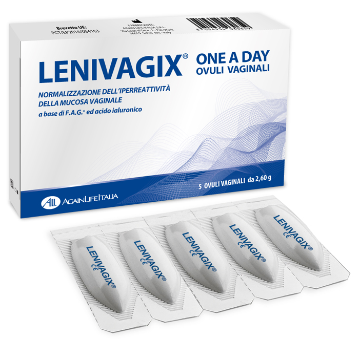 LENIVAGIX ONE A DAY 5 OVULI VAGINALI - Magnumfarma.it