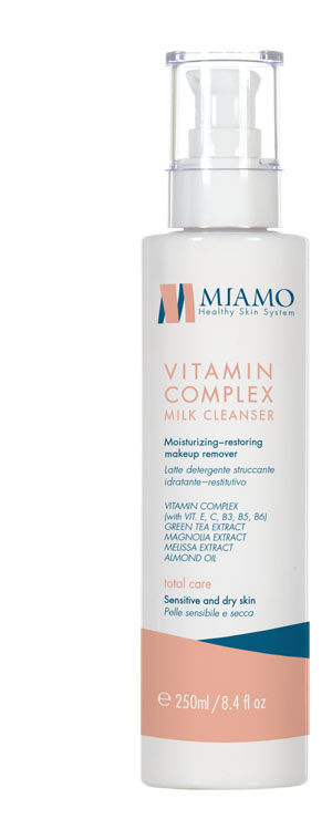 MIAMO TOTAL CARE VITAMIN COMPLEX MILK CLEANSER 250 ML - Magnumfarma.it