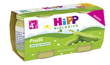 HIPP BIO OMOGENEIZZATO PISELLI 2X80 G - Magnumfarma.it