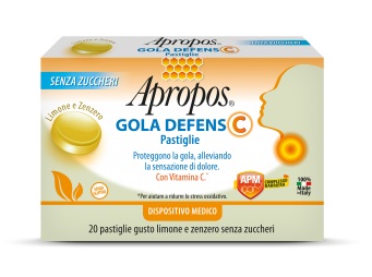 APROPOS GOLA DEFENS C LIMONE/ZENZERO 20 PASTIGLIE - Magnumfarma.it