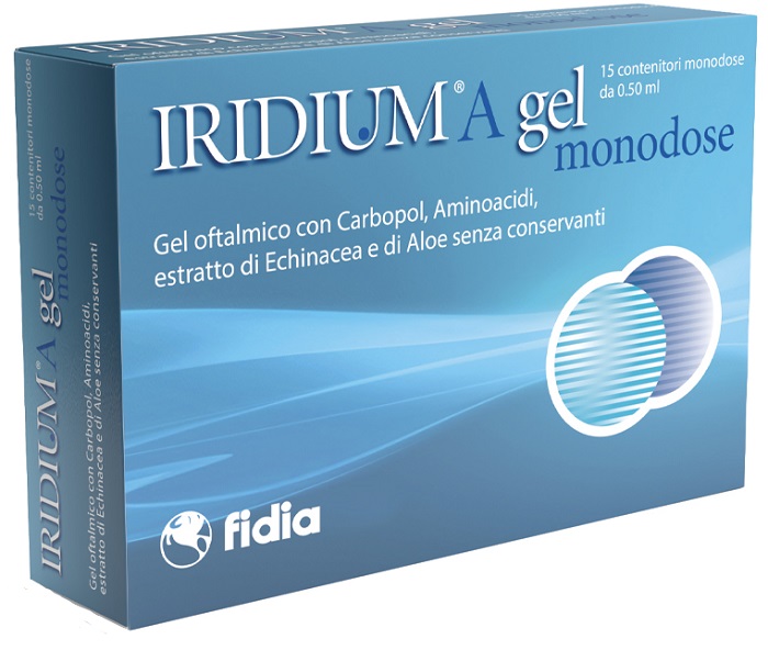 IRIDIUM A GEL OFTALMICO MONODOSE 15 CONTENITORI DA 0,50 ML - Magnumfarma.it