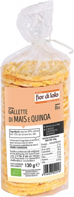 GALLETTE MAIS E QUINOA 120 G - Magnumfarma.it