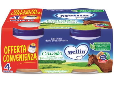 MELLIN OMOGENEIZZATO CAVALLO 4 X 80 G - Magnumfarma.it