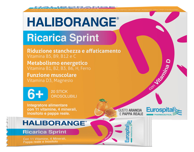 HALIBORANGE RICARICA SPRINT 20 STICK PACK 2 G - Magnumfarma.it