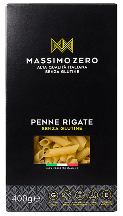 MASSIMO ZERO PENNE RIGATE 400 G - Magnumfarma.it