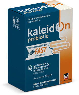 KALEIDON PROBIOTIC FAST BIANCO NATURALE 10 BUSTE OROSOLUBILI - Magnumfarma.it