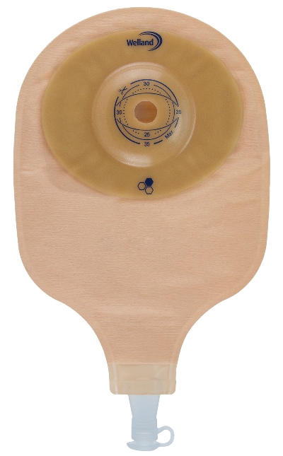 SACCA PER UROSTOMIA OPACA RITAGLIABILE AURUM CONVEX URO MIDI CON MIELE DI MANUKA DIAMETRO 13-48 MM INIZIO CONVESSITA' 48 MM 10 PEZZI - Magnumfarma.it
