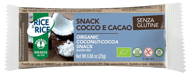 RICE&RICE SNACK COCCO CACAO 25 G - Magnumfarma.it
