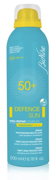 BIONIKE DEFENCE SUN SPRAY TRANSPARENT TOUCH SPF 50+ 200 ML - Magnumfarma.it