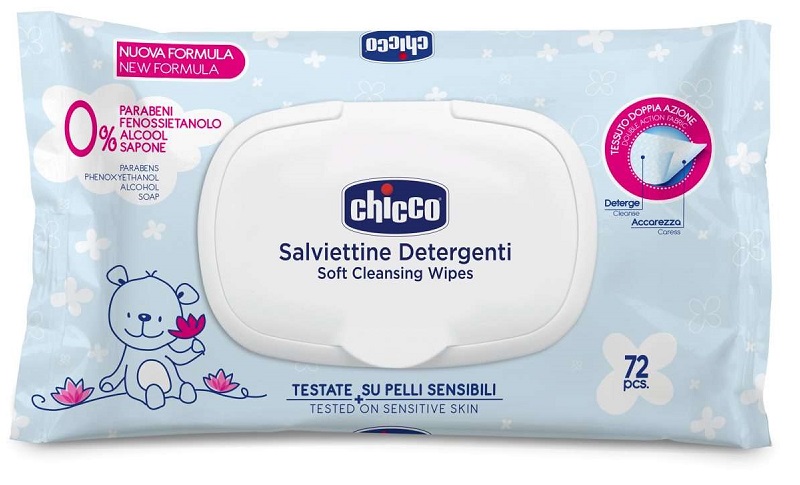 CHICCO SALVIETTE DETERGENTI 72 PEZZI  - Magnumfarma.it