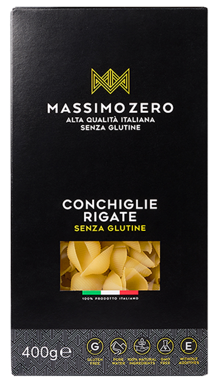 MASSIMO ZERO CONCHIGLIE RIGATE 400 G - Magnumfarma.it