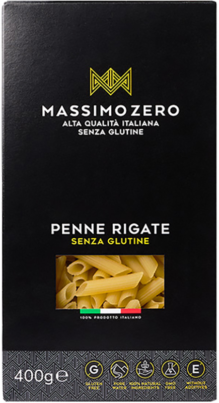 MASSIMO ZERO MEZZE PENNE RIGATE 400 G - Magnumfarma.it